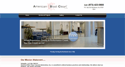 Desktop Screenshot of americanblastclean.com